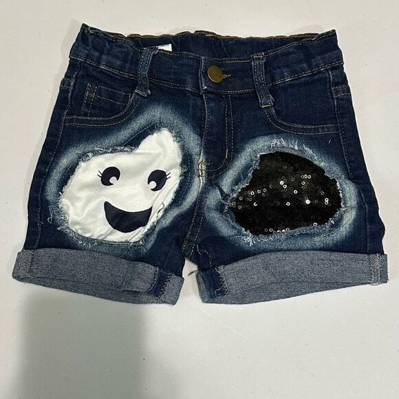 Smiley Face 3 piece outfit (Tag Size Lg) Size 4T - Picture 2 of 10